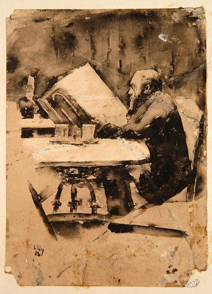 Homem no Café de Lesser Ury