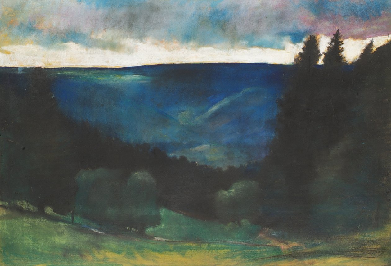 clima de chuva de Lesser Ury