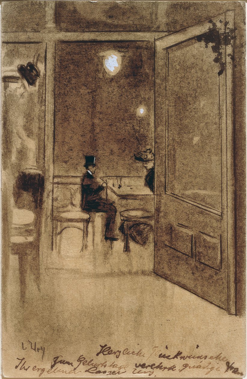 Saal Café Bauer de Lesser Ury