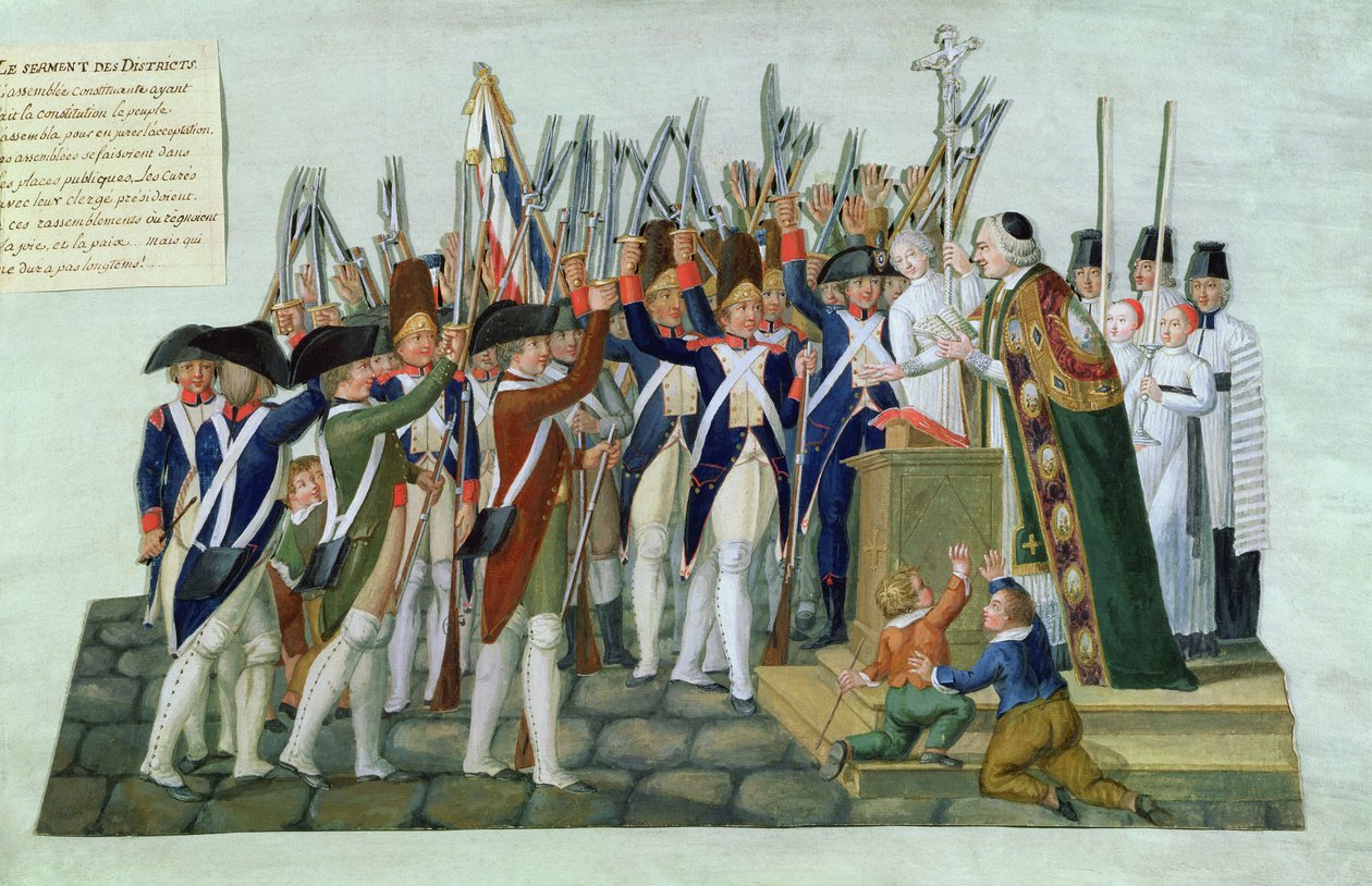 Juramento dos Distritos, fevereiro de 1790 de Lesueur Brothers