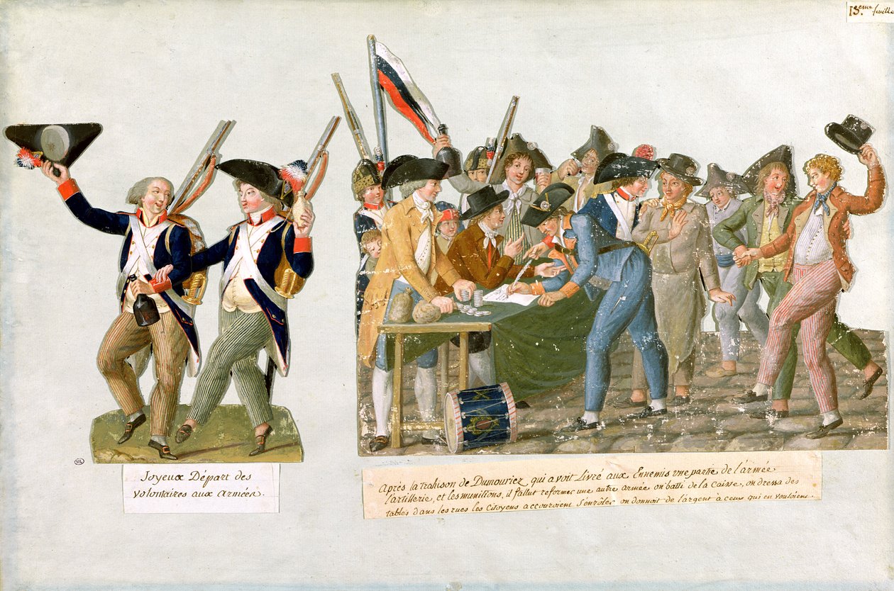 Partida Feliz dos Voluntários do Exército de Lesueur Brothers