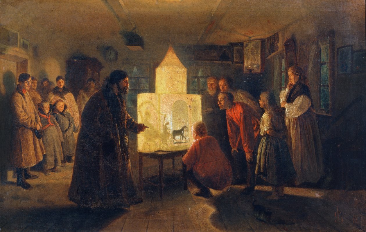 A lanterna mágica, 1876 de Lev Grigoryevich Solovyev