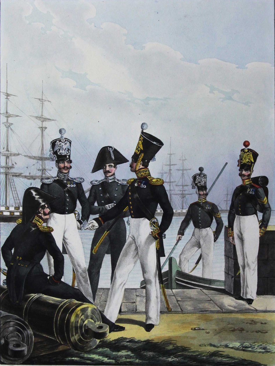 Companhia de Artilharia de Equipamento de Guardas e Companhia de Carga de Guardas, 1829 de Lev Alexandrovich Belousov