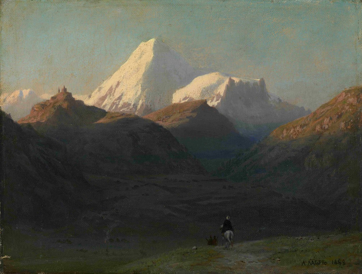 Paisagem de montanha, 1868 de Lev Felixovich Lagorio