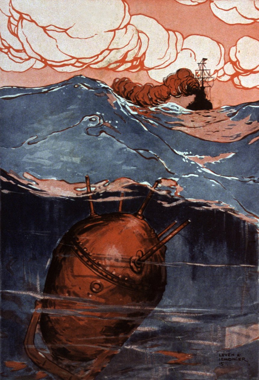1ª Guerra Mundial: Mina naval de Leven & Lemonier