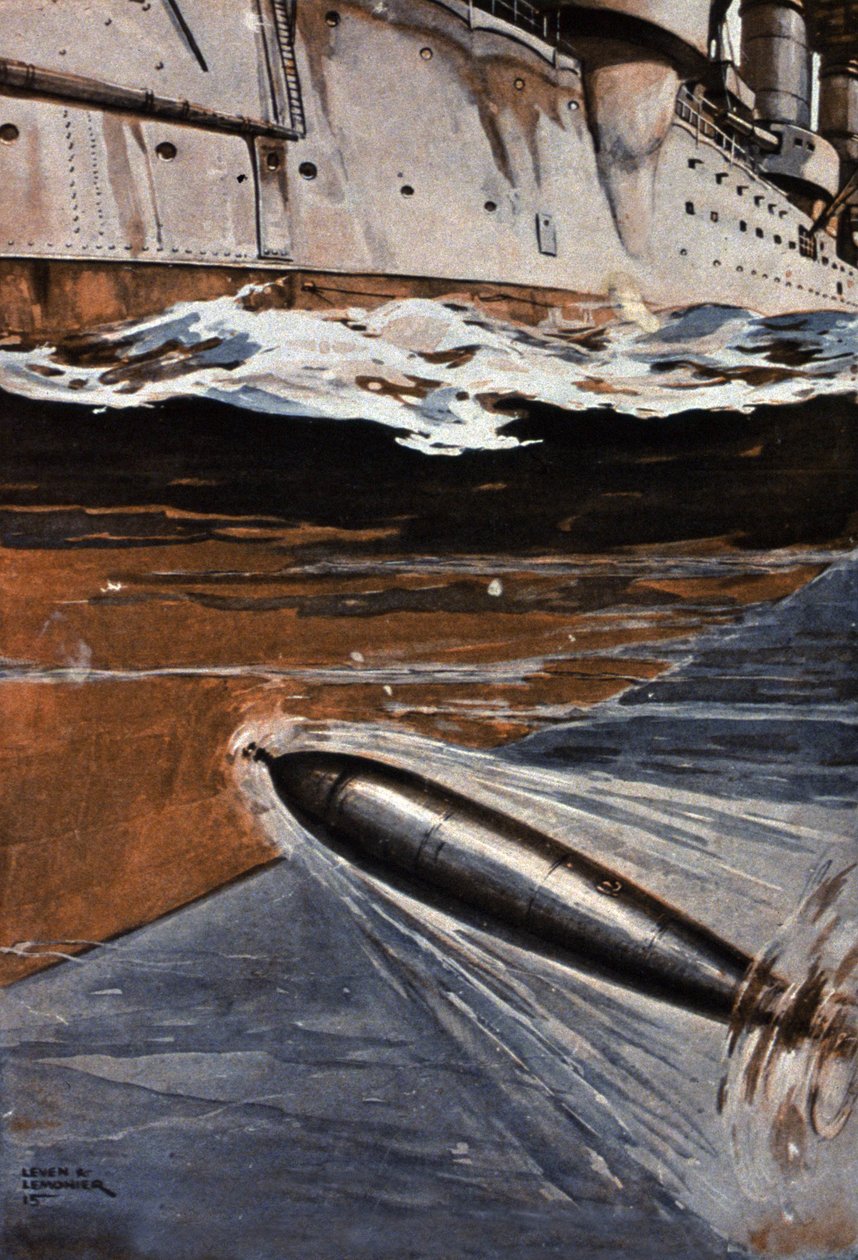 PRIMEIRA GUERRA MUNDIAL: Torpedo de Leven & Lemonier