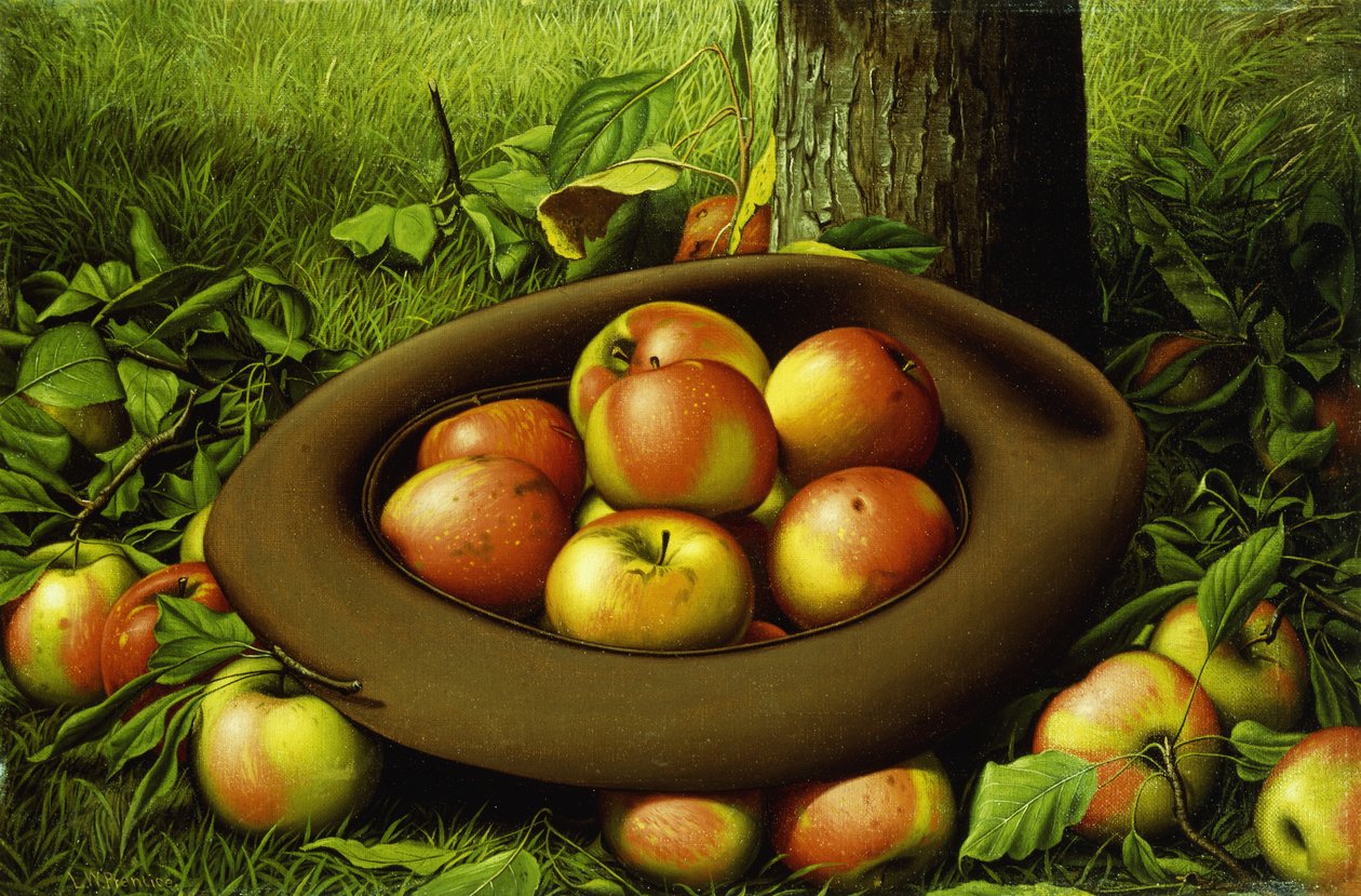 Maçãs em um Chapéu de Levi Wells Prentice