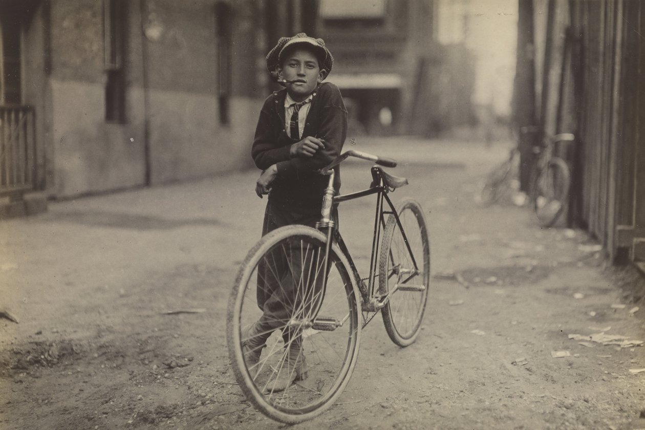 (Mensageiro Boy para Mackay Telegraph Company, Waco, Texas) de Lewis Wickes Hine