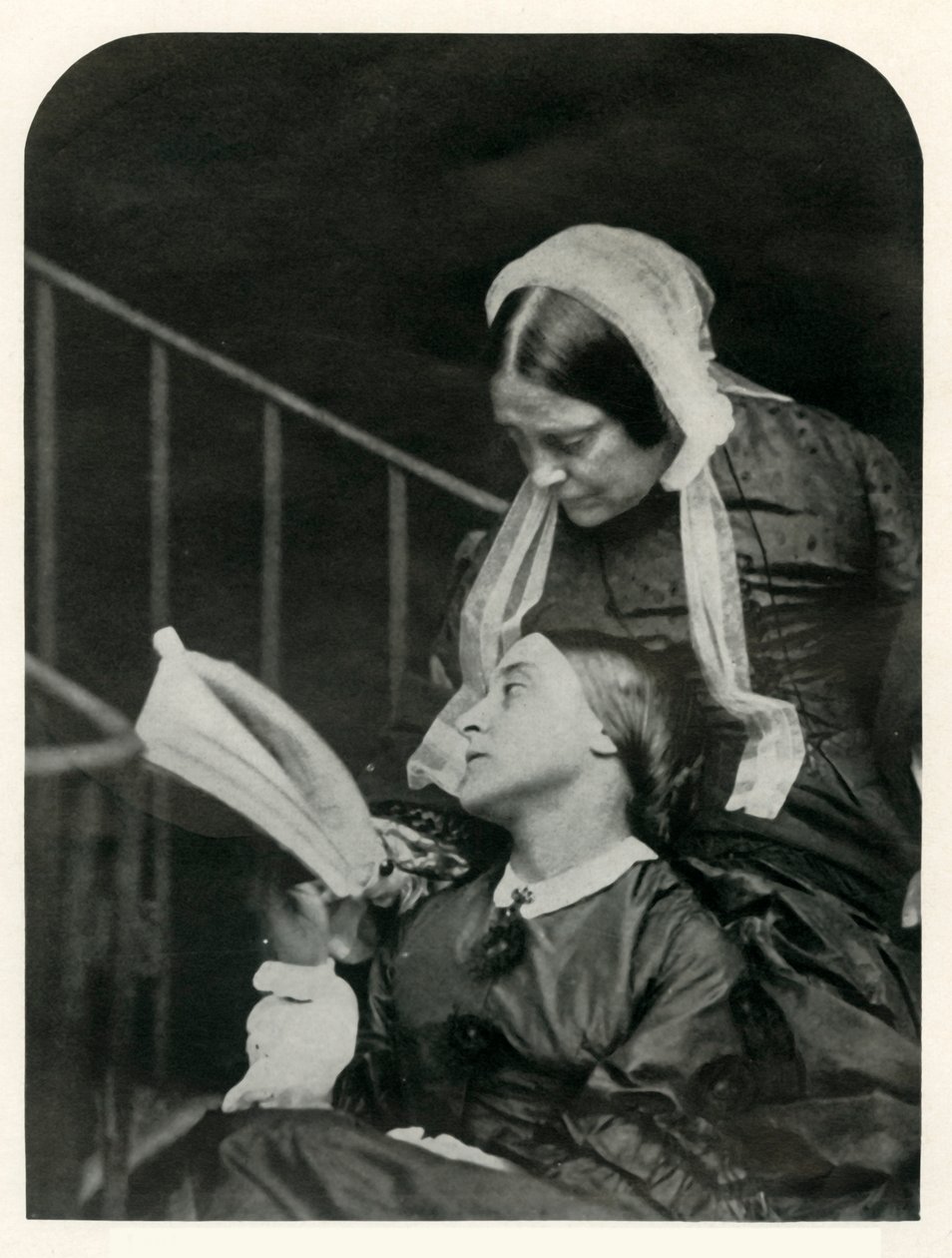 Christina Rossetti e sua mãe Frances Rossetti, 1863, 1948. de Lewis Carroll