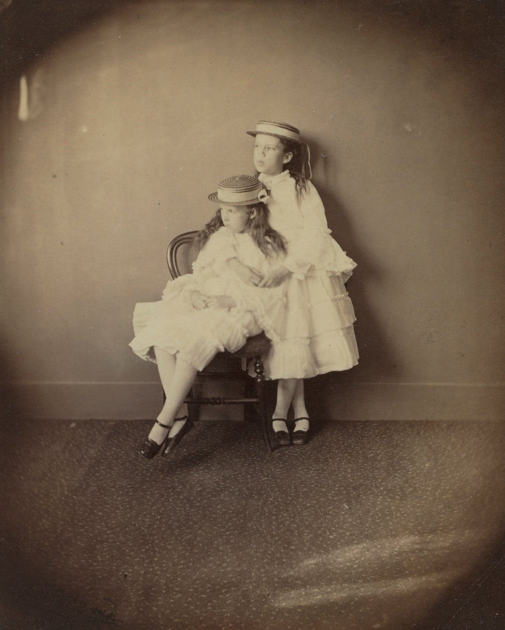 Julia e Ethel Arnold, 1872. de Lewis Carroll