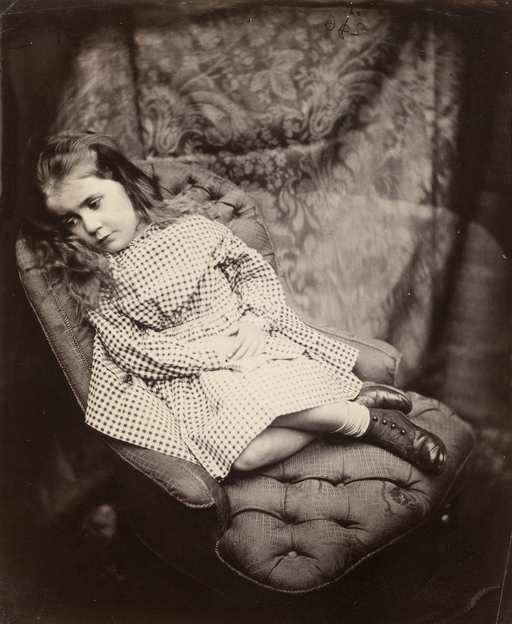 Margaret Frances Langton Clarke, 1864, impressa em 1866 de Lewis Carroll