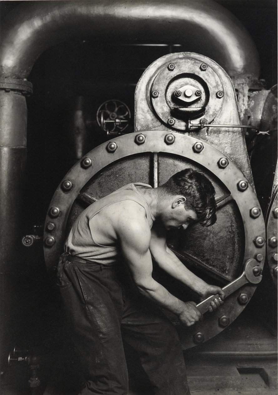Mecânico Power House de Lewis Wickes Hine