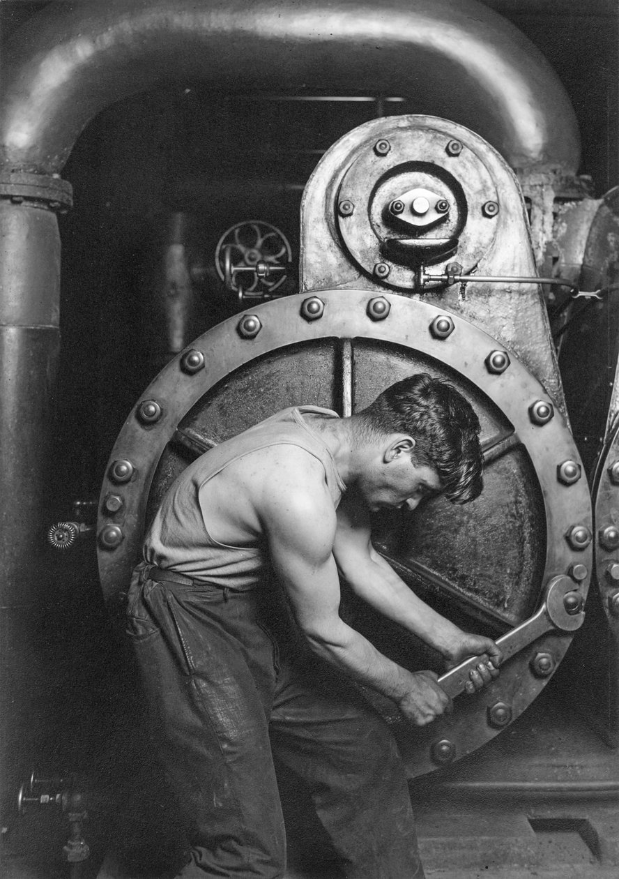 Mecânico Power House de Lewis Wickes Hine