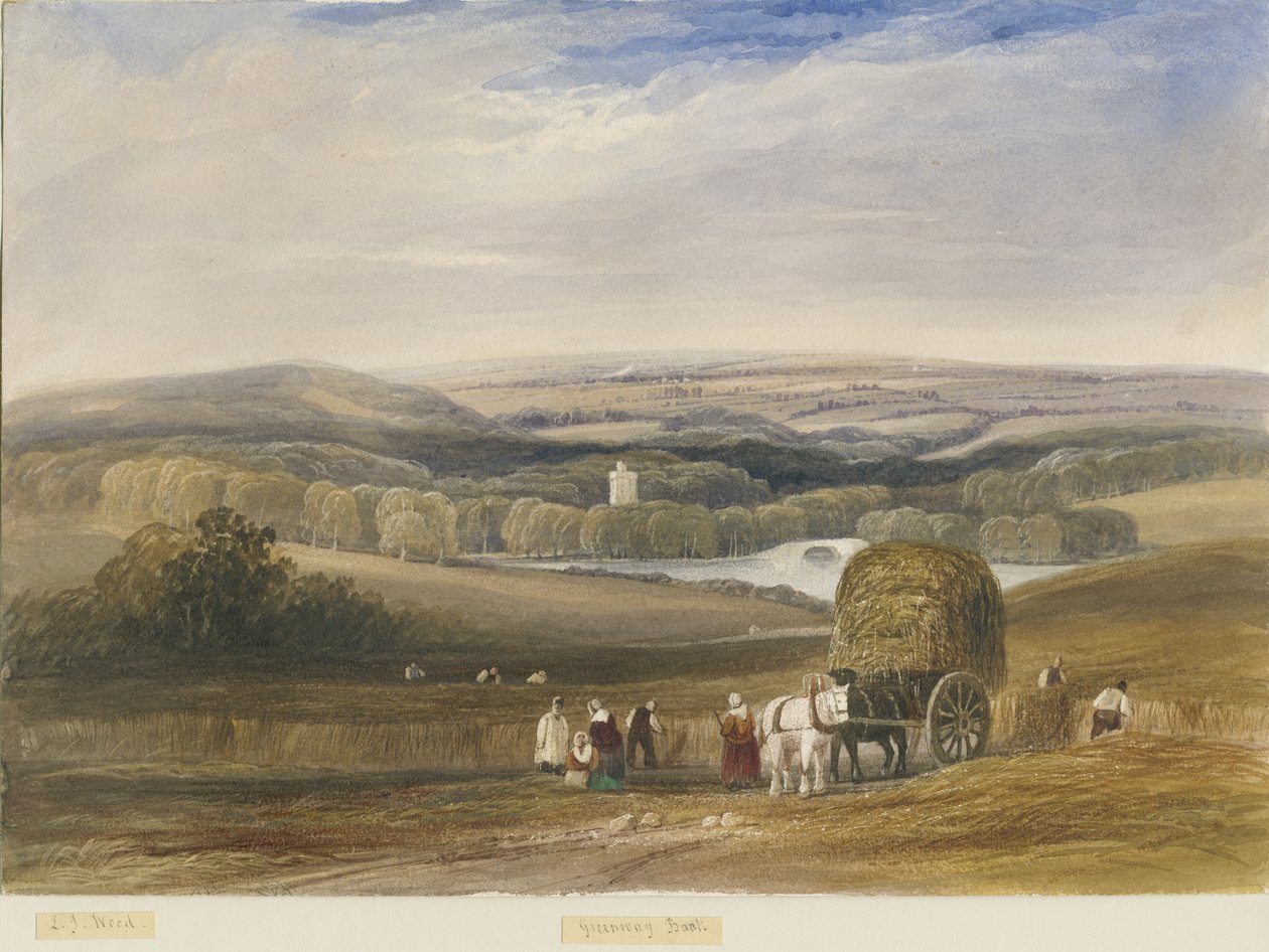 Greenway Bank: pintura em aquarela, nd [c1830-1840] de Lewis John Wood