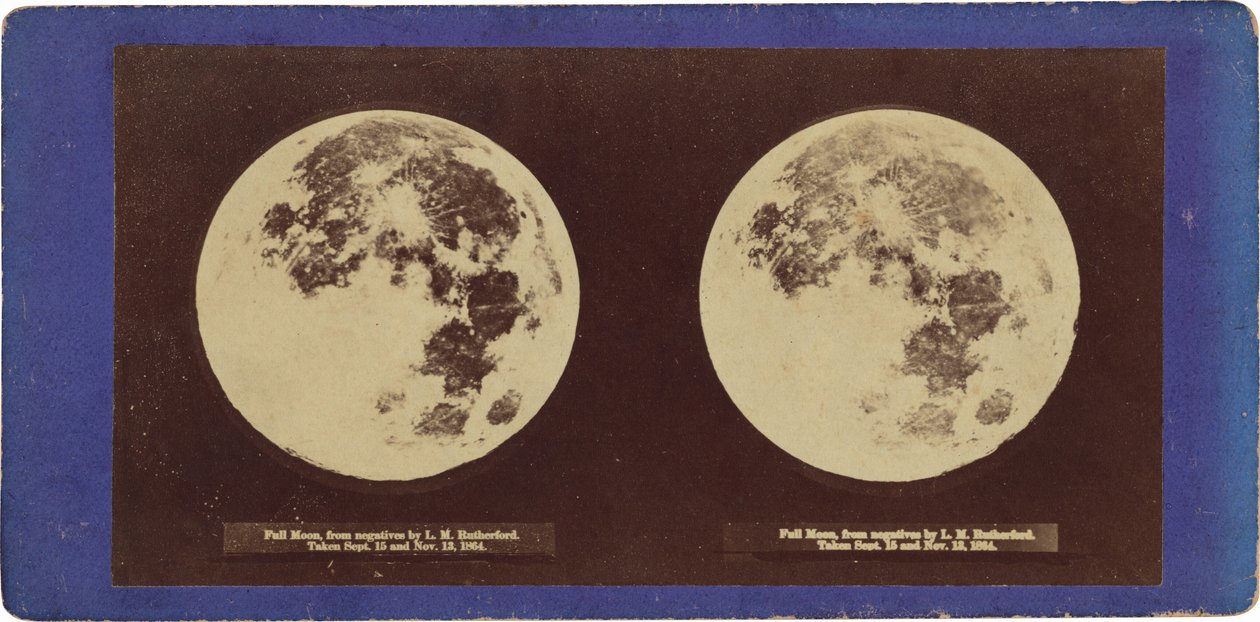 "Lua Cheia", 1864 (foto) de Lewis M. Rutherford