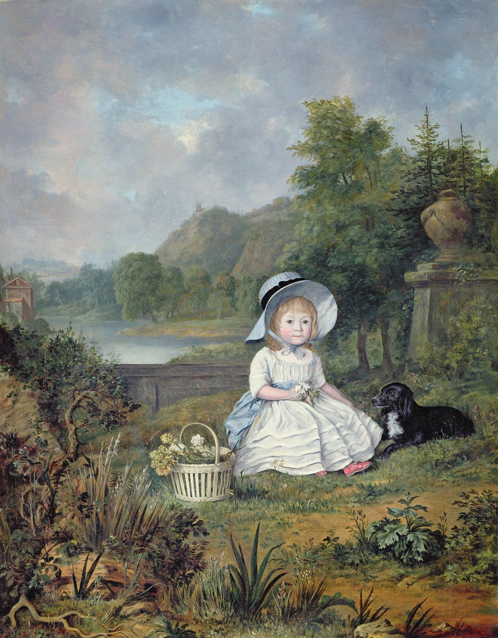 Retrato de Miss Elizabeth Heathcote (óleo sobre tela) de Lewis Vaslet