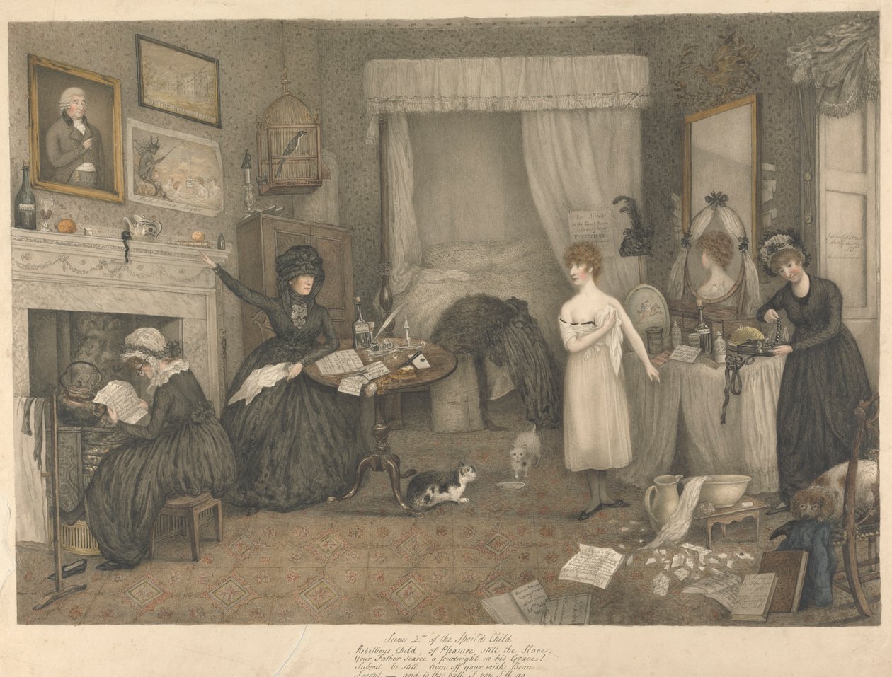 A Criança Mimada, Cena II de Lewis Vaslet