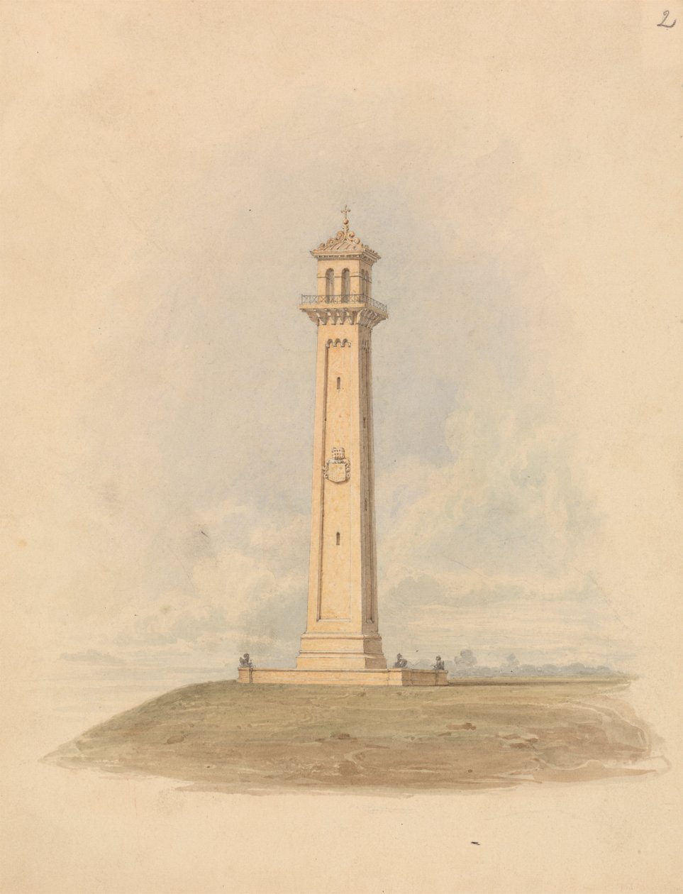 Desenho para um Monumento de Lewis Vulliamy