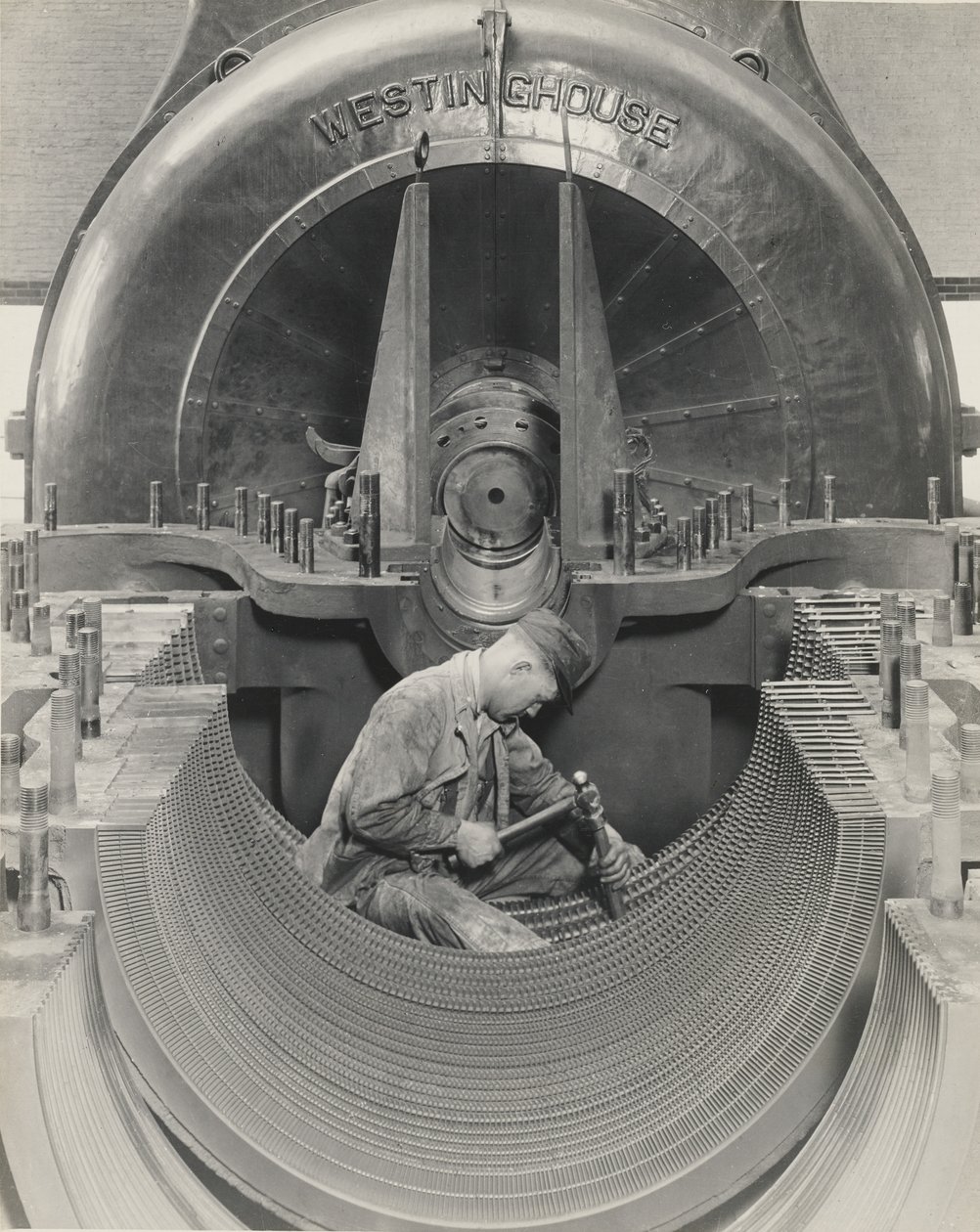 Coração da Turbina de Lewis W. Hine