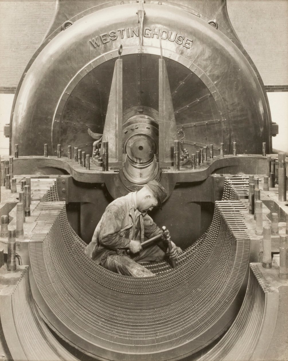 Coração da Turbina de Lewis W. Hine