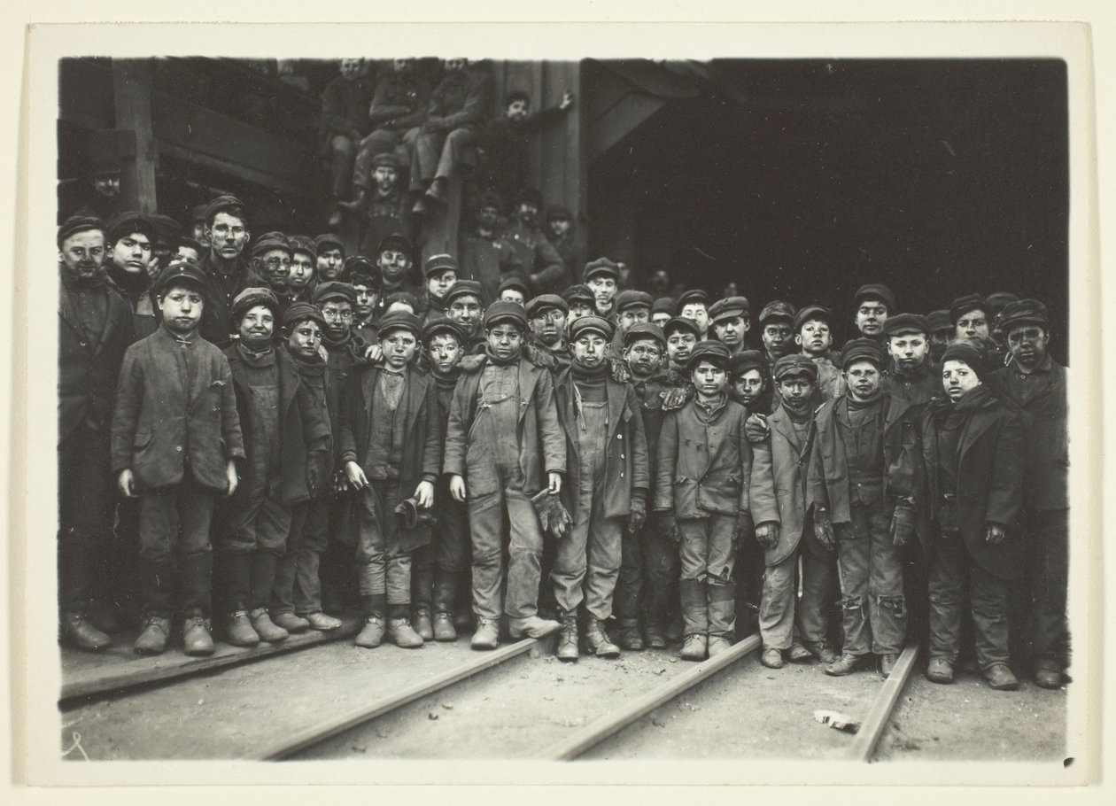 Rapazes do Breaker de Lewis Wickes Hine