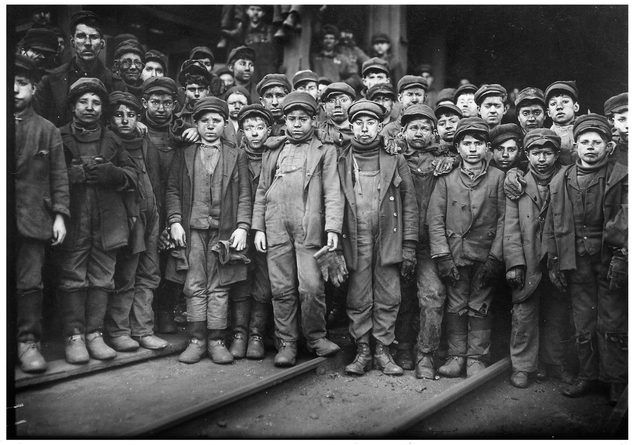 Breaker Boys Pittston PA c.1911 de Lewis Wickes Hine