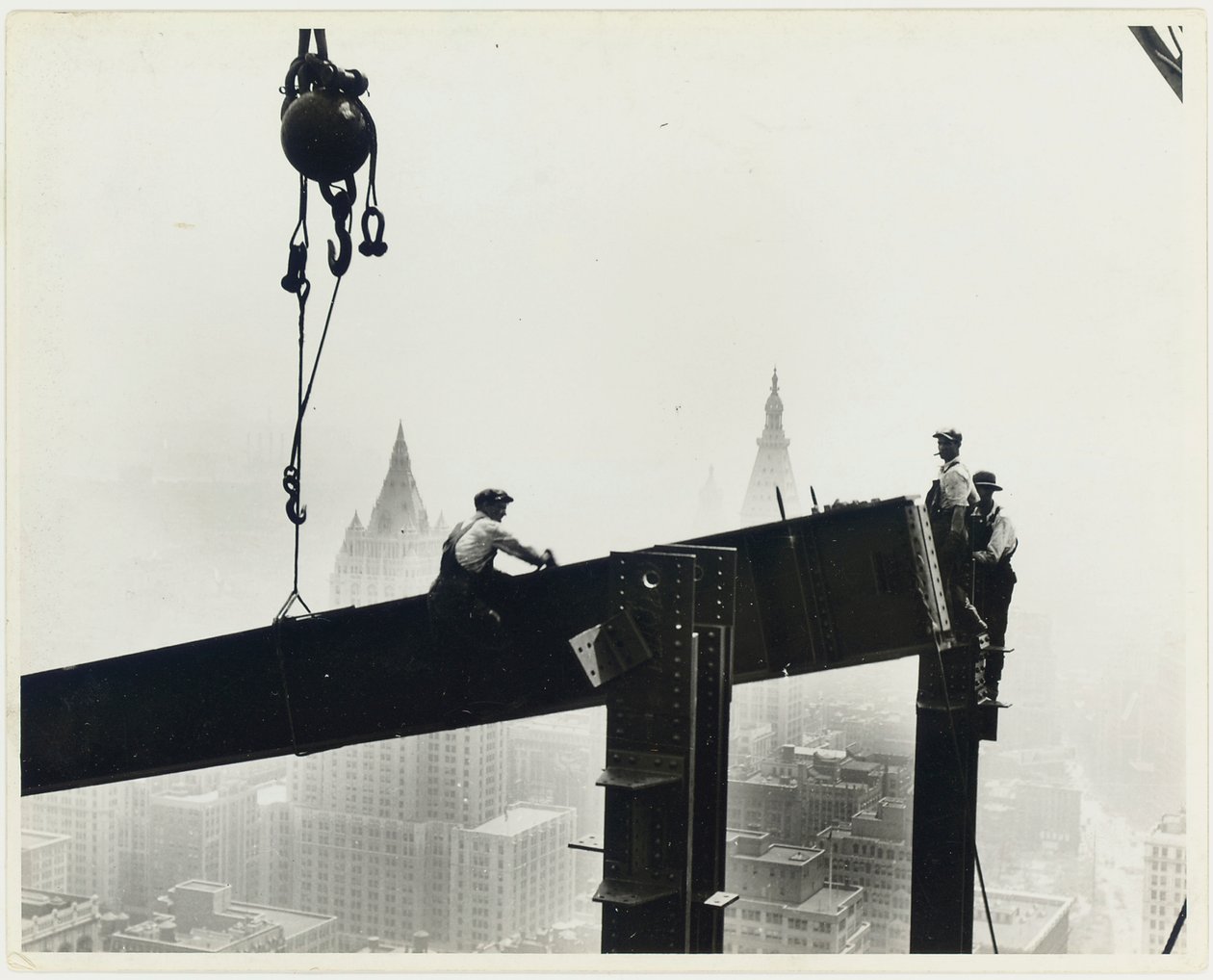 Construindo o Empire State Building, c.1931 de Lewis Wickes Hine
