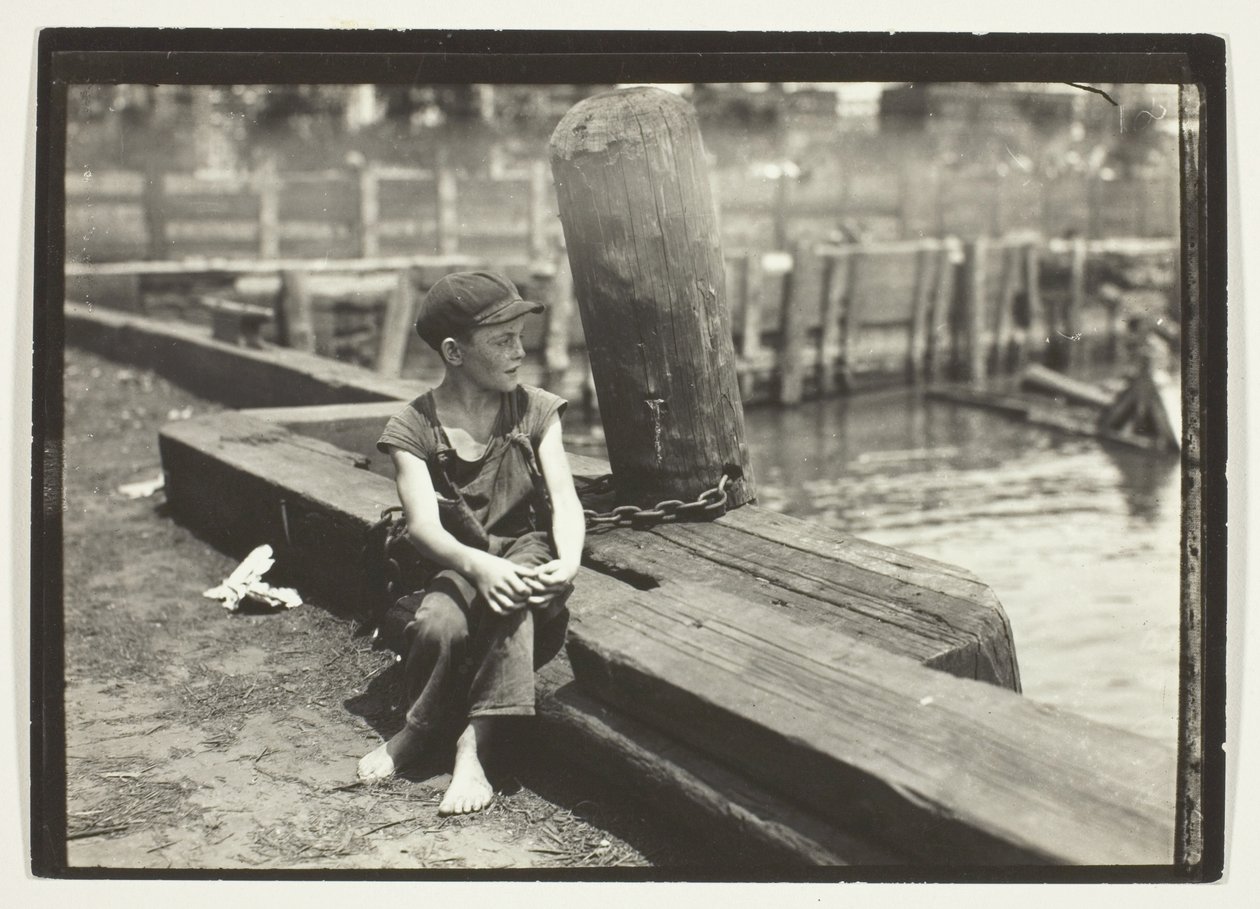 Down On The Wharf, Nova Iorque de Lewis Wickes Hine