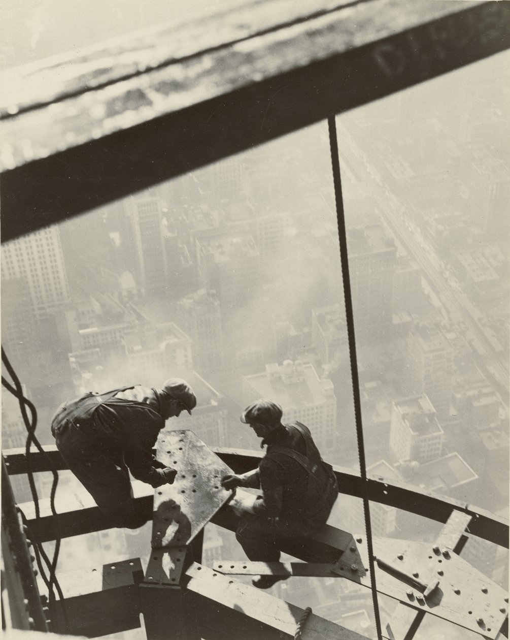Empire State Building, Nova Iorque, 1931 de Lewis Wickes Hine