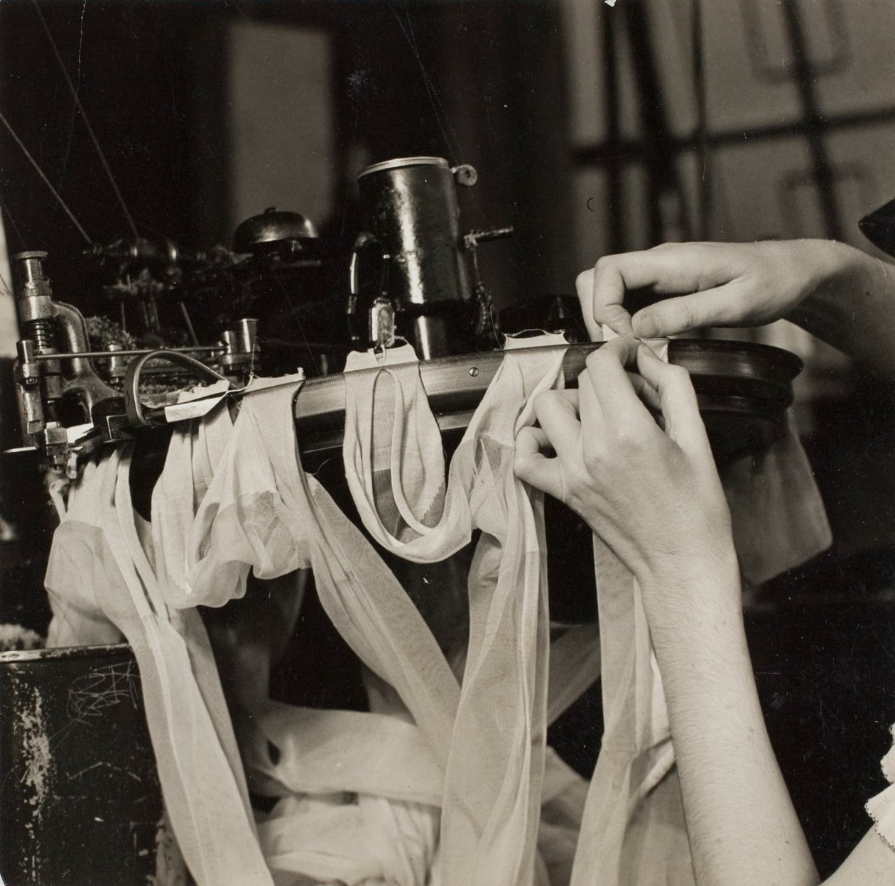 Trabalhador de meias de Lewis Wickes Hine