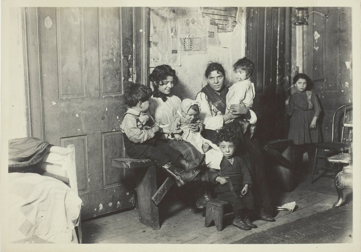 Família italiana, Chicago de Lewis Wickes Hine