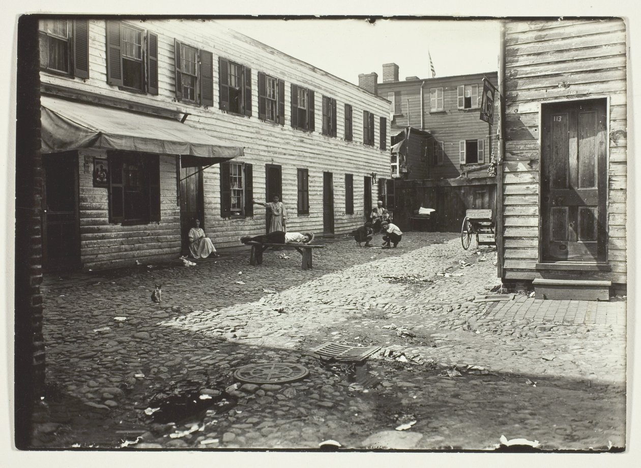 Beco dos Negros para os Brancos, Washington, D.C. de Lewis Wickes Hine