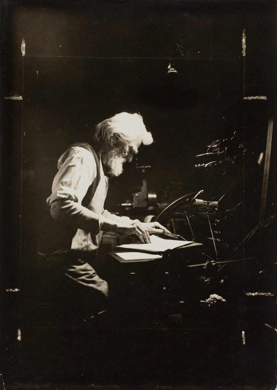 Impressor e artesão de Lewis Wickes Hine