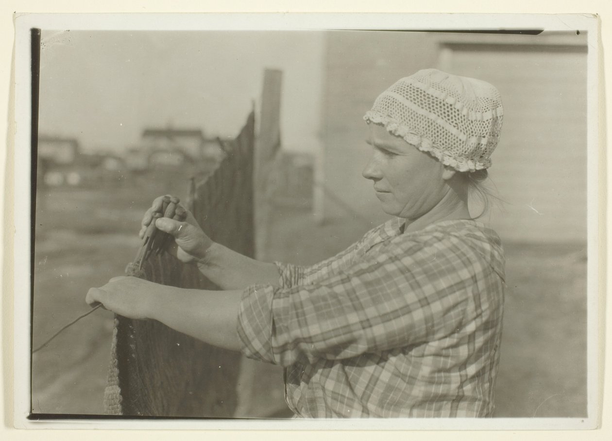 Mulher de um mineiro eslavo, New Dubois, Pensilvânia de Lewis Wickes Hine