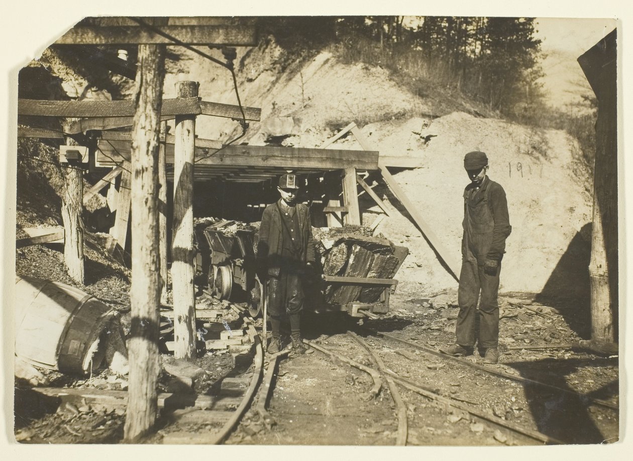 Mina de carvão da Virgínia Ocidental de Lewis Wickes Hine