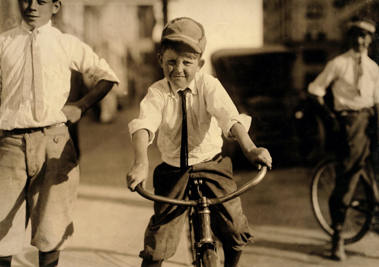 Mensageiros da Western Union, Houston, Texas, 1913 de Lewis Wickes Hine