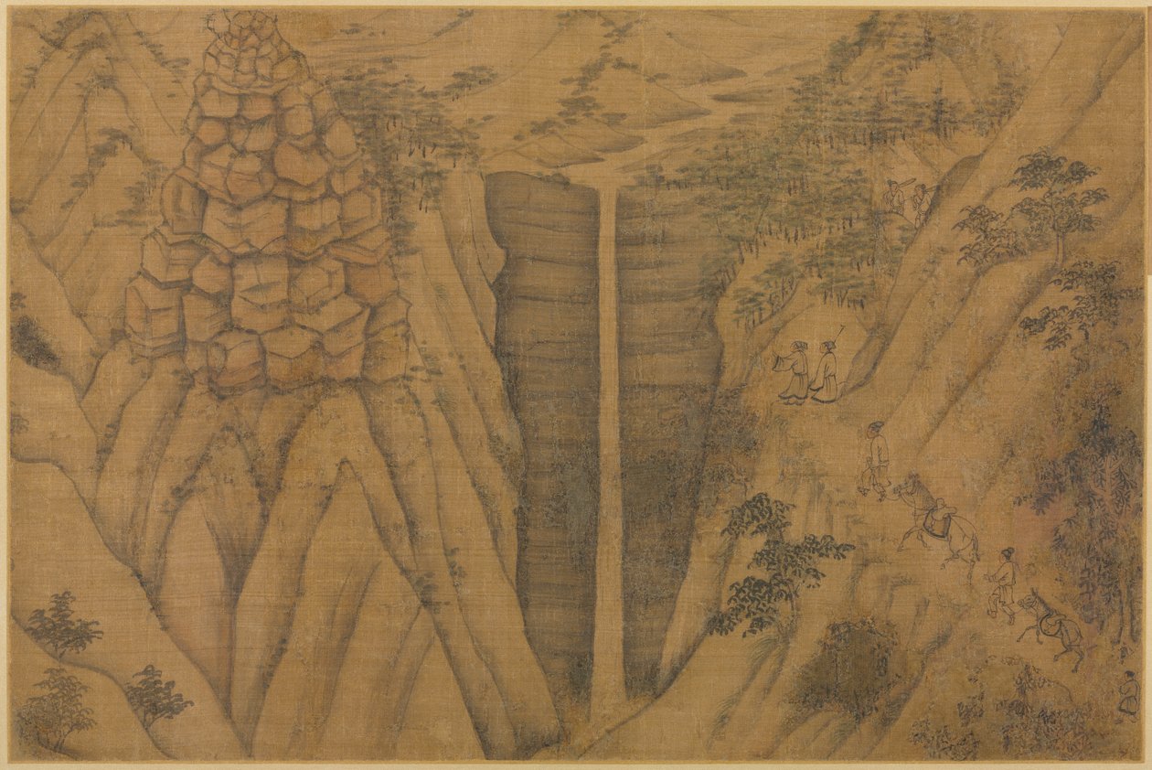 Habitação nas Montanhas Longmian Sleeping Dragon, 1100s-1200s. de Li Gonglin