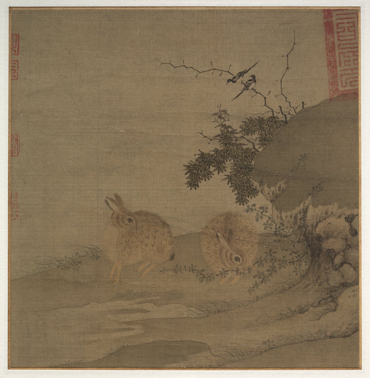 Pegas e coelhos selvagens de Li Yong