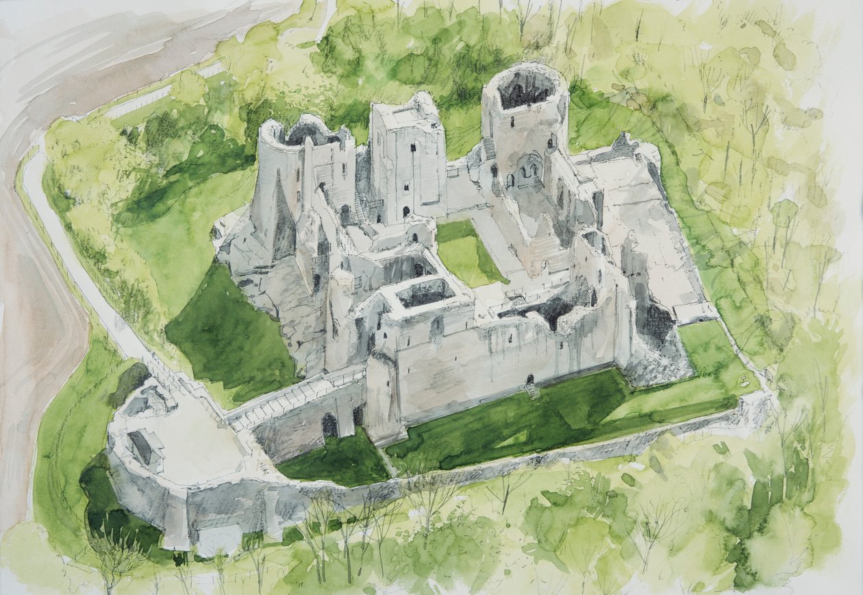 Goodrich Castle, Herefordshire, c1994-c2005 de Liam Wales