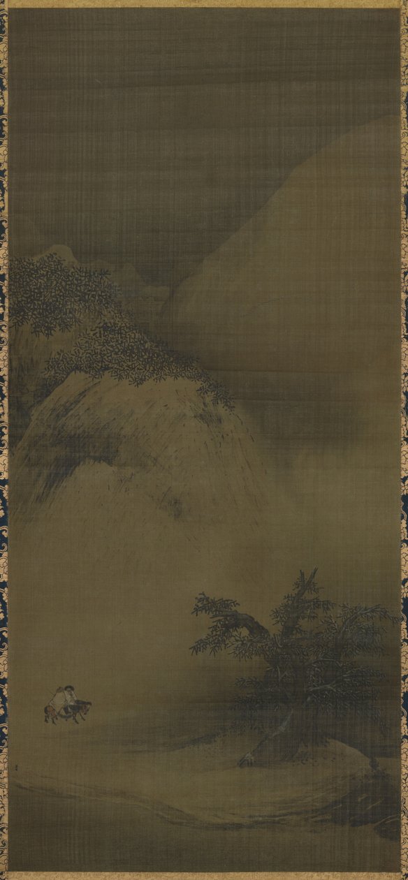 Paisagem nevado de Liang Kai