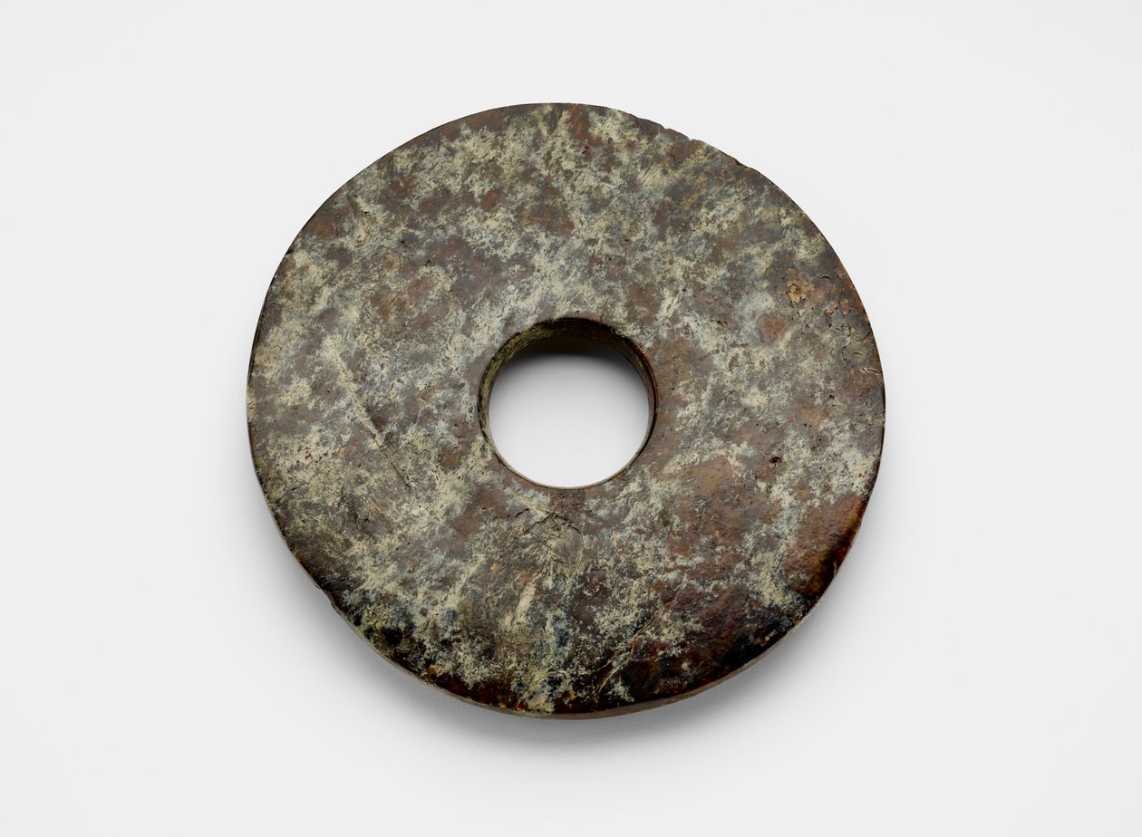 Disco, c.3300-2250 aC de Liangzhu culture