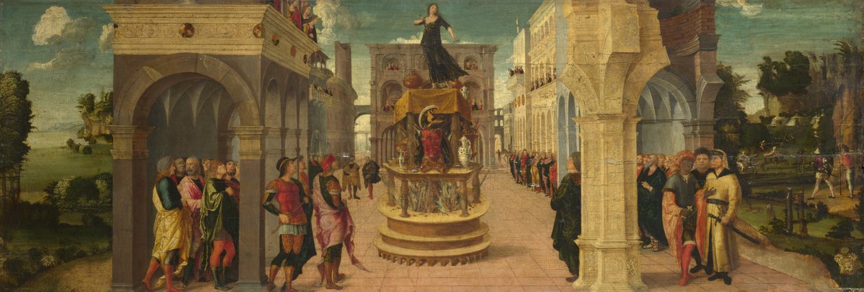 A morte de Dido, início do século XVI. de Liberale da Verona