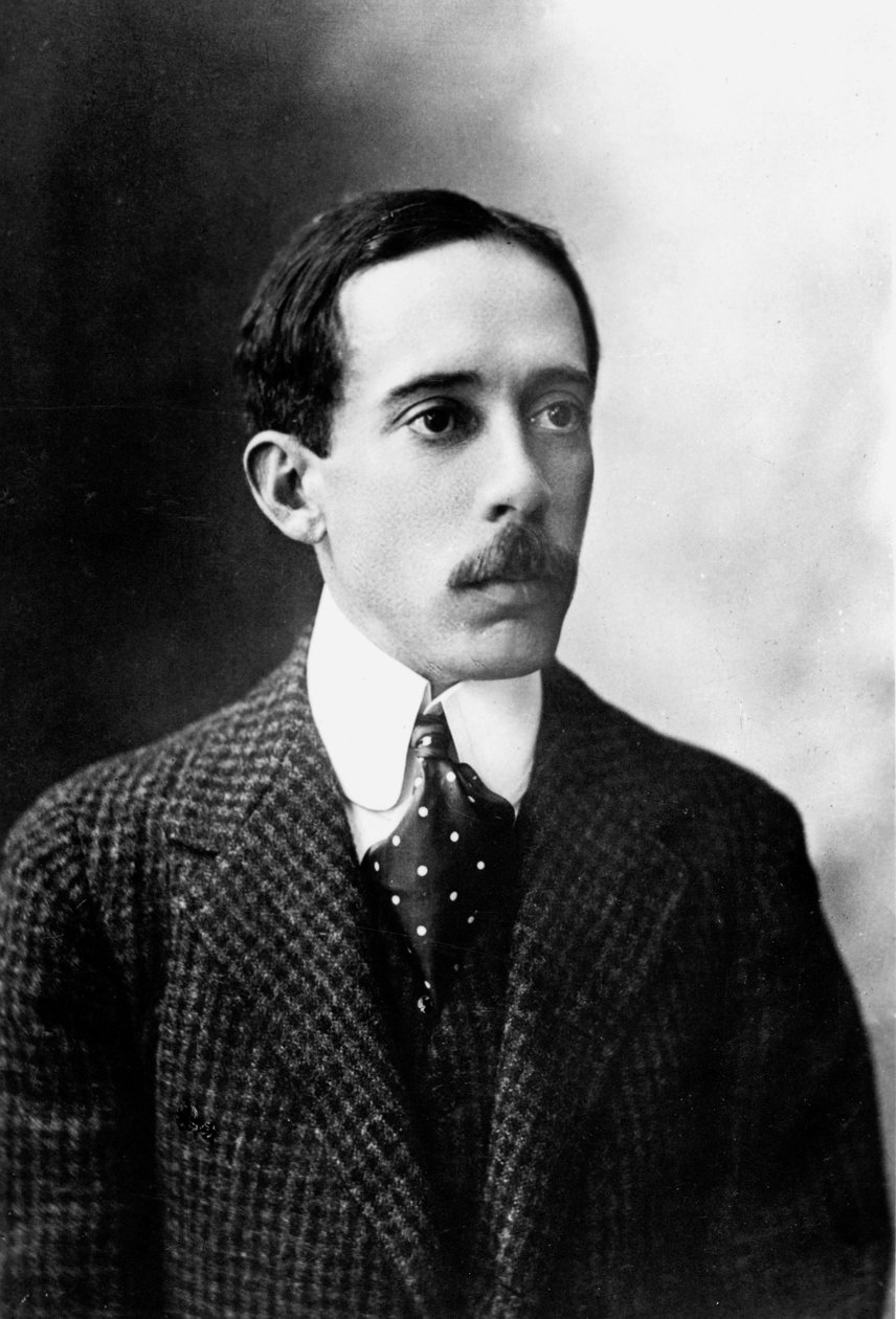Alberto Santos-Dumont , pioneiro do vôo brasileiro, c 1900-1910 de Unbekannt Unbekannt
