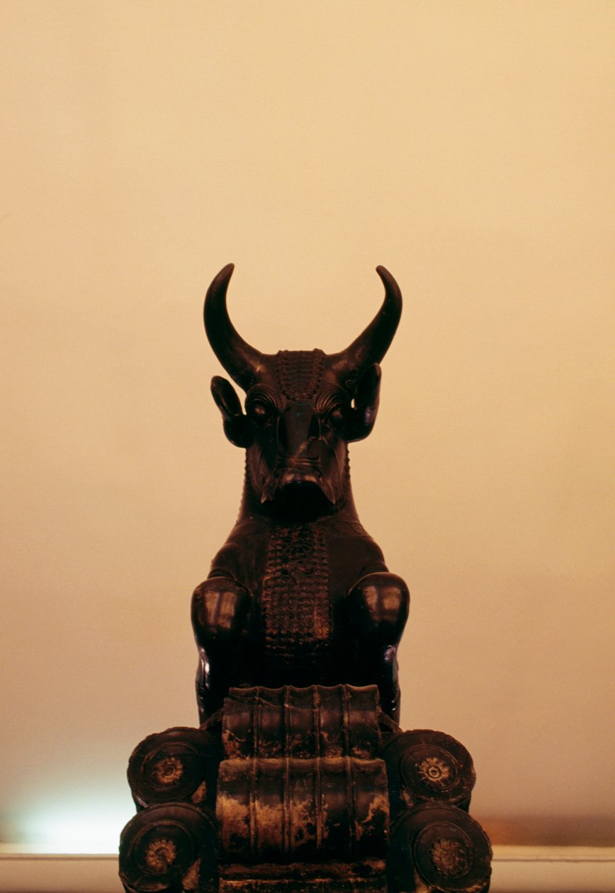Capital em forma de cabeça de touro, de Persepolis, Irão de Unbekannt Unbekannt