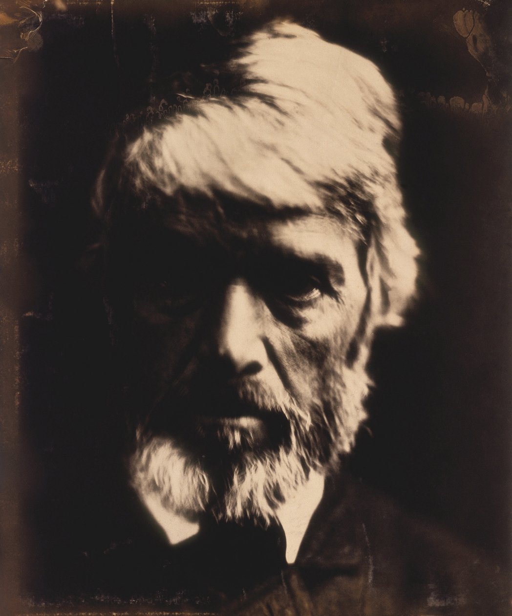 Carlyle como um bloco rudimentar da escultura de Michaelangelo