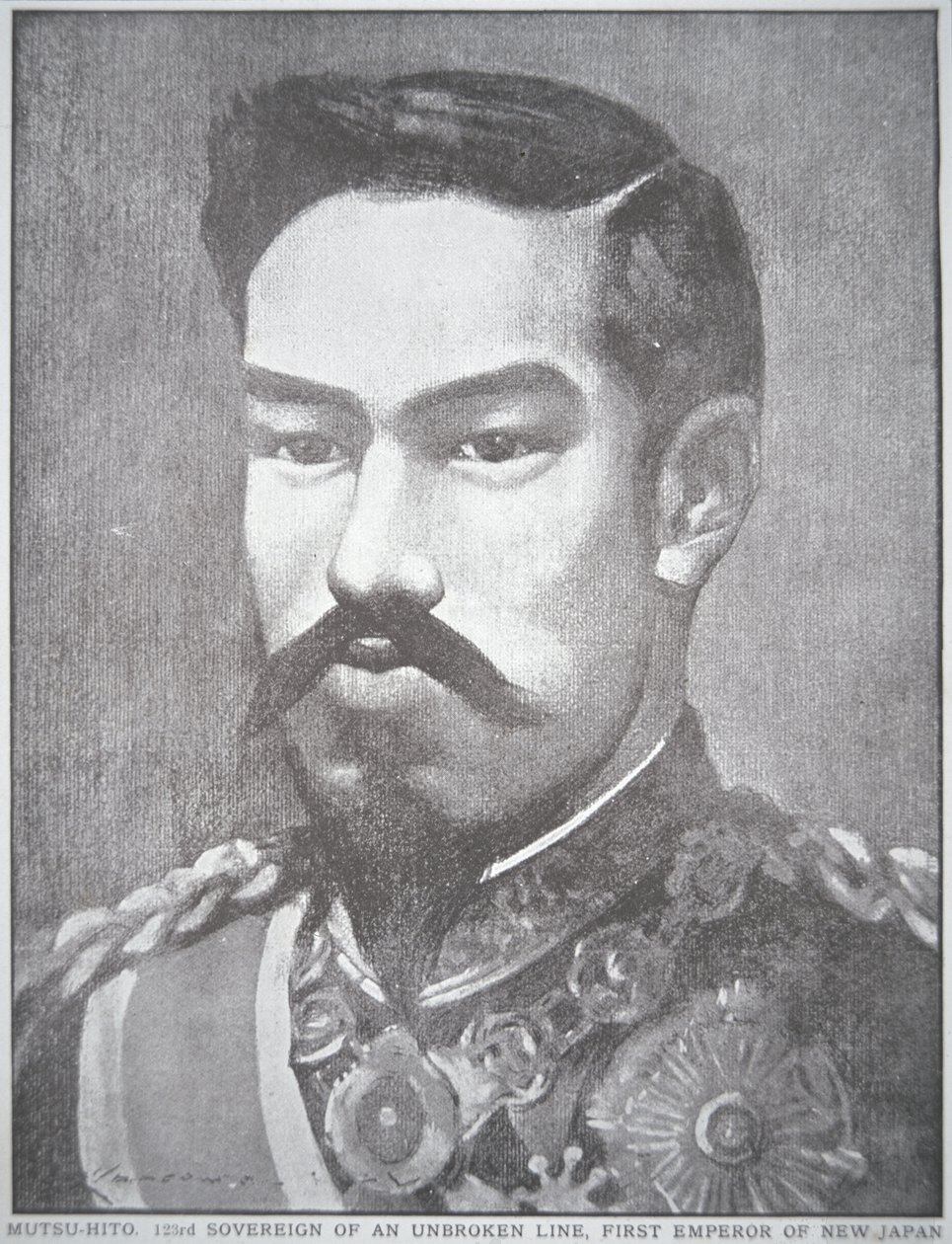 Imperador Mutsuhito do Japão (litho) de Unbekannt Unbekannt