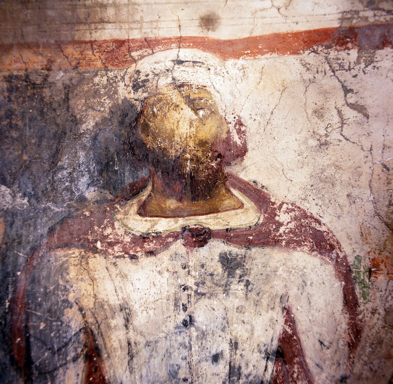 Comprador de Fresco, fresco na Igreja Bizantina de Agios Georgios de Unbekannt Unbekannt