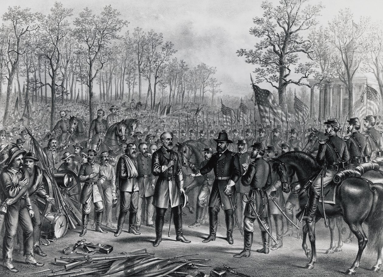 General Robert Lee se rende ao General Ulysses Grant no Appomattox, 9 de abril de Unbekannt Unbekannt
