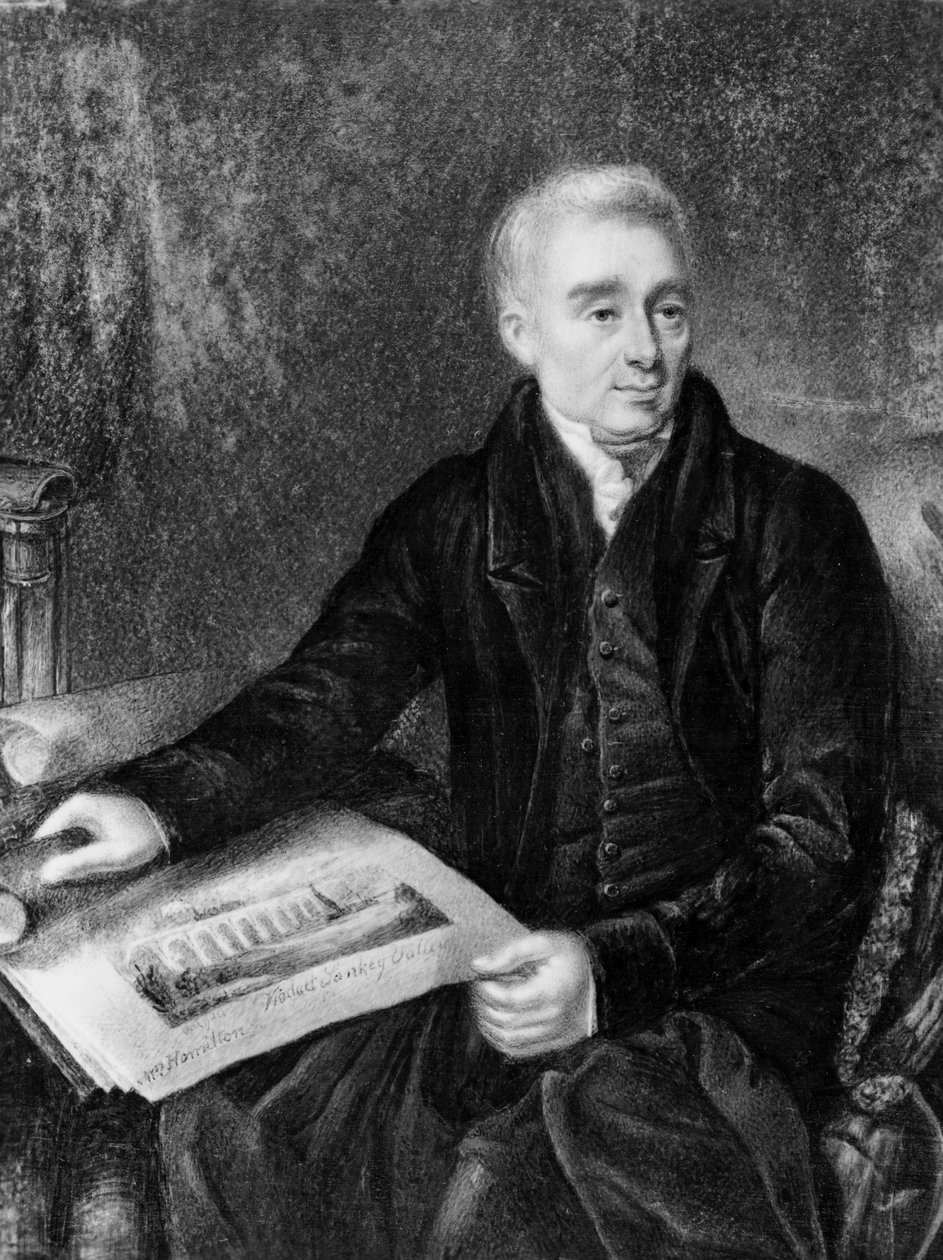 George Stephenson, engenheiro ferroviário de Unbekannt Unbekannt