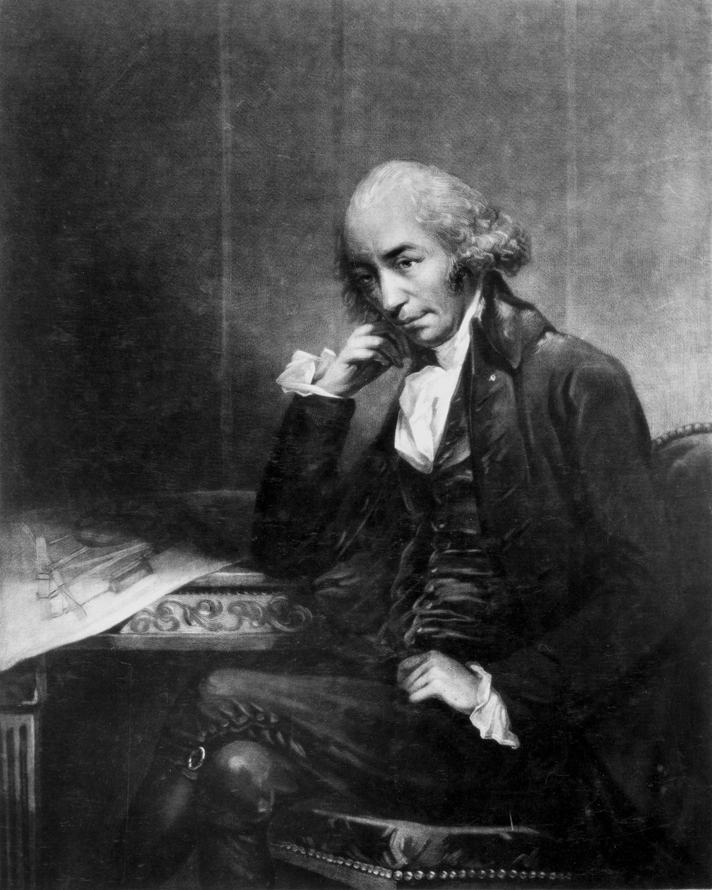 James Watt, engenheiro escocês, c 1793 de Unbekannt Unbekannt
